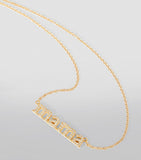 Jennifer Meyer Mama necklace yellow gold and diamond - British product