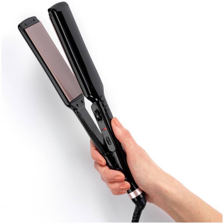 BaByliss Keratin Shine hair straightener with wide plates - British product