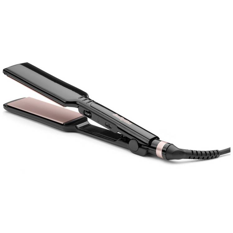 BaByliss Keratin Shine hair straightener with wide plates - British product