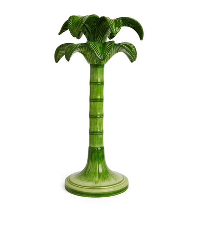 Harrods Les-Ottomans Large Palm Tree Ceramic Candlestick Holder (35cm)- Buy online at McGrocer