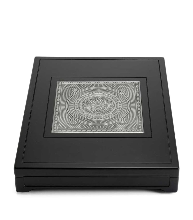 Royal Selangor Ace poker set with pewter chips and case, UK version