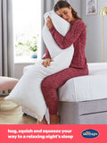 Silentnight Medium Squishy Velvet Touch Body Pillow 147x48cm (British brand)
