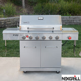 Costco UK Nexgrill 7 Burner Gas Barbecue with Side Burner and Rotisserie Kit 70kg- Buy online at McGrocer