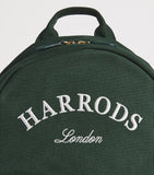 Harrods embroidered emblem cotton backpack, UK version