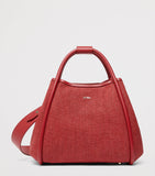 Max Mara Marine top-handle bag in raffia blend (British brand)