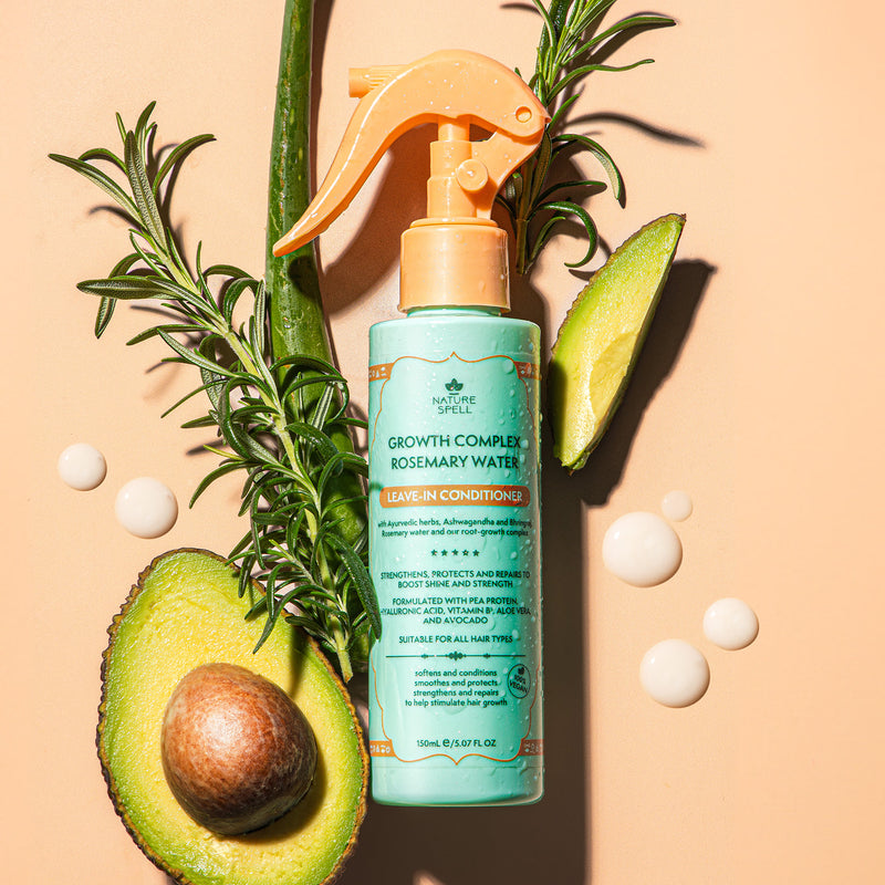 Nature Spell rosemary water leave-in conditioner 150ml, UK version