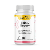 Holland & Barrett Multivi Skin and Beauty Capsules - Radiance, Hair & Nail Support- Buy online at McGrocer