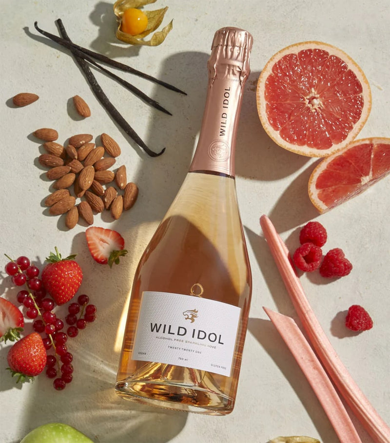 Wild Idol alcohol-free sparkling rosé 75cl, UK version