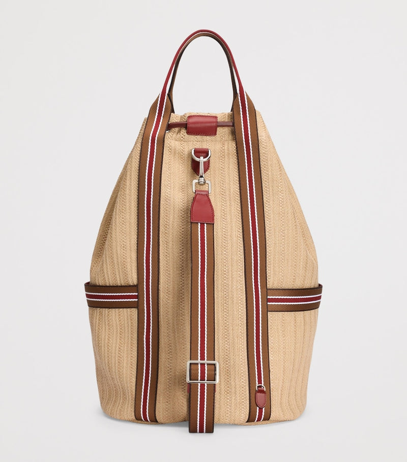Dolce&Gabbana raffia leather backpack - British product