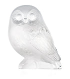Lalique crystal owl sculpture, UK version