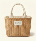 Prada handbag small wicker top-handle - British product