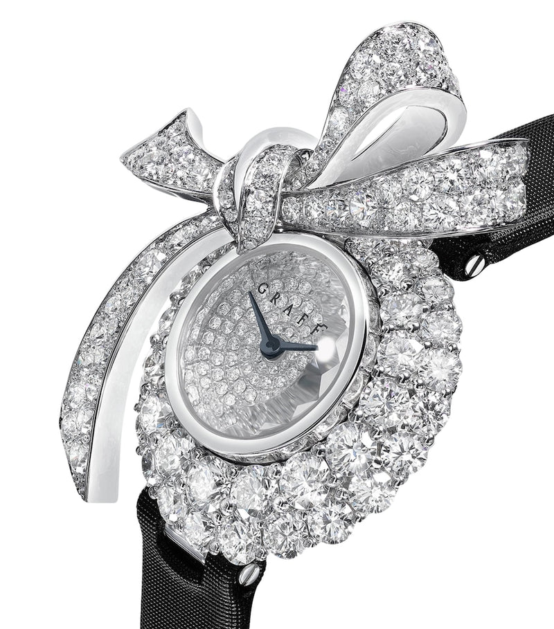 Graff white gold diamond Tilda's Bow watch 22.5mm - British product
