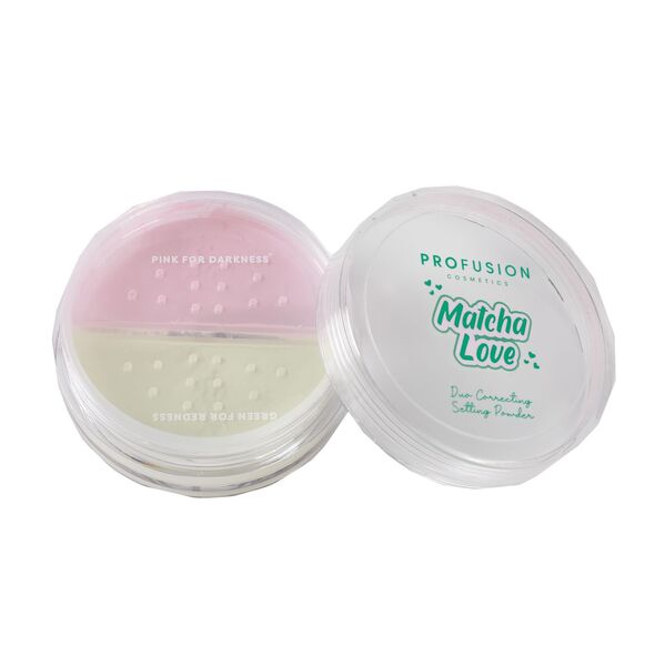 Profusion Cosmetics Matcha Correcting Powder with Brush (British brand)