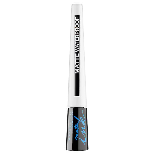 Maybelline Liquid Eye Liner Matte Black 12g, imported from the UK