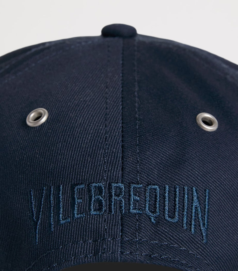 Vilebrequin embroidered turtle baseball cap (British brand)