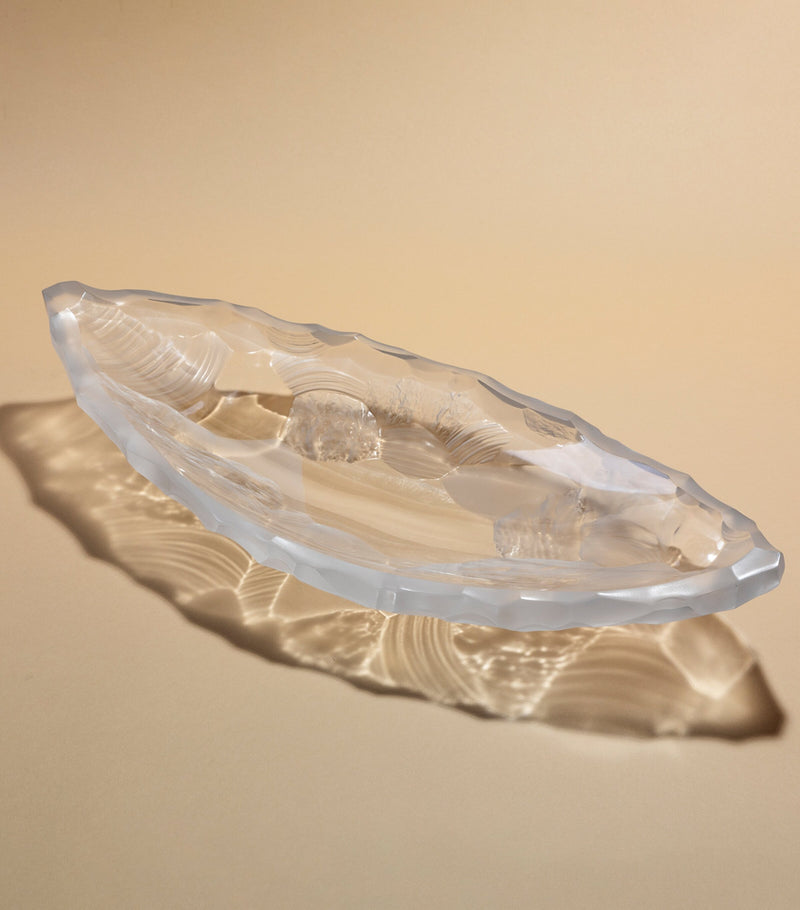 Lalique crystal Silex bowl 65cm, UK version