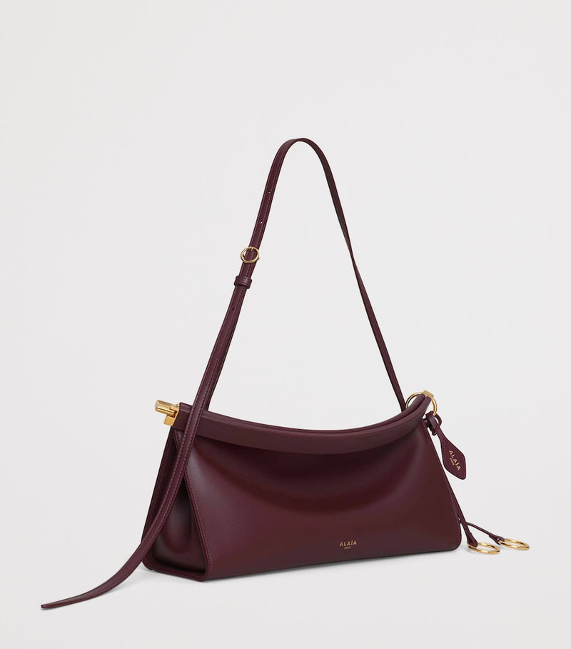 Alaïa medium leather Le Click shoulder bag, imported from the UK
