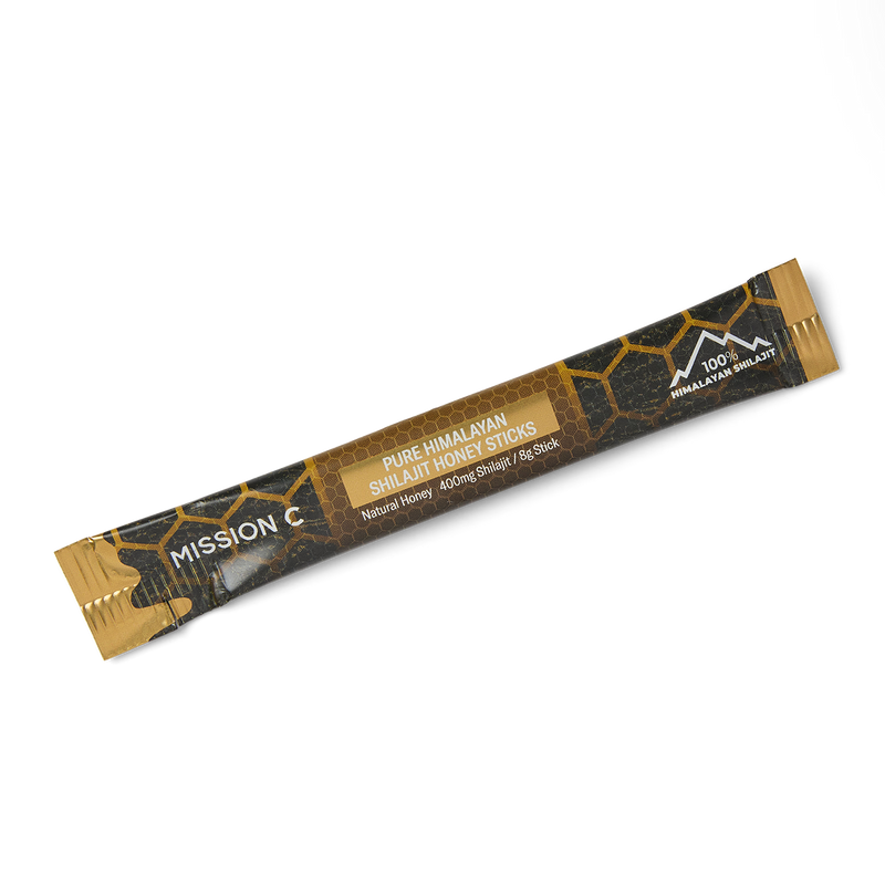 Mission C Shilajit honey sticks 30 pack, UK version