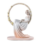 Harrods Lladró In Her Thoughts Porcelain Sculpture- Buy online at McGrocer