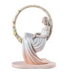 Lladró In Her Thoughts porcelain sculpture, UK version