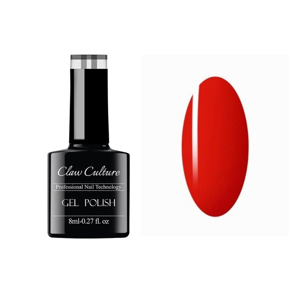 Claw Culture gel nail polish Red Carpet 8ml (British brand)