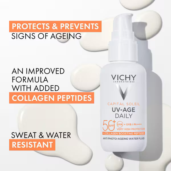 Vichy Capital Soleil invisible face sun cream 40ml (British brand)