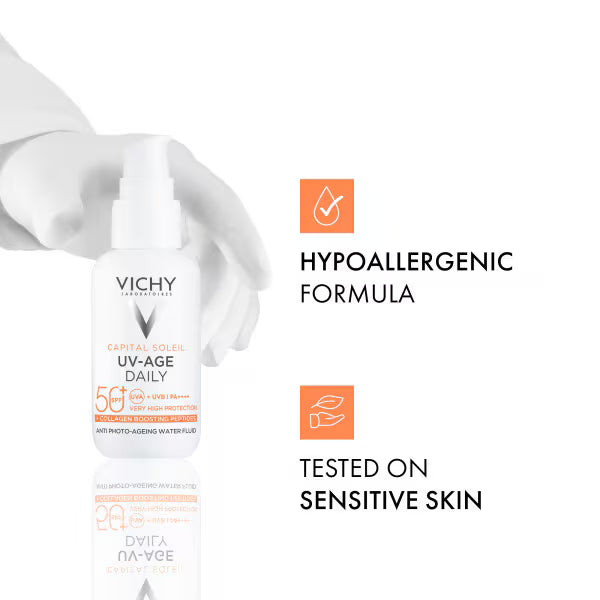 Vichy Capital Soleil invisible face sun cream 40ml (British brand)
