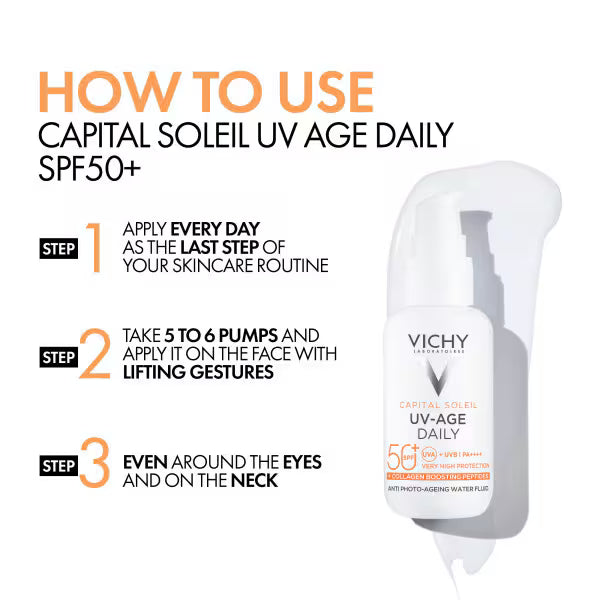 Vichy Capital Soleil invisible face sun cream 40ml (British brand)