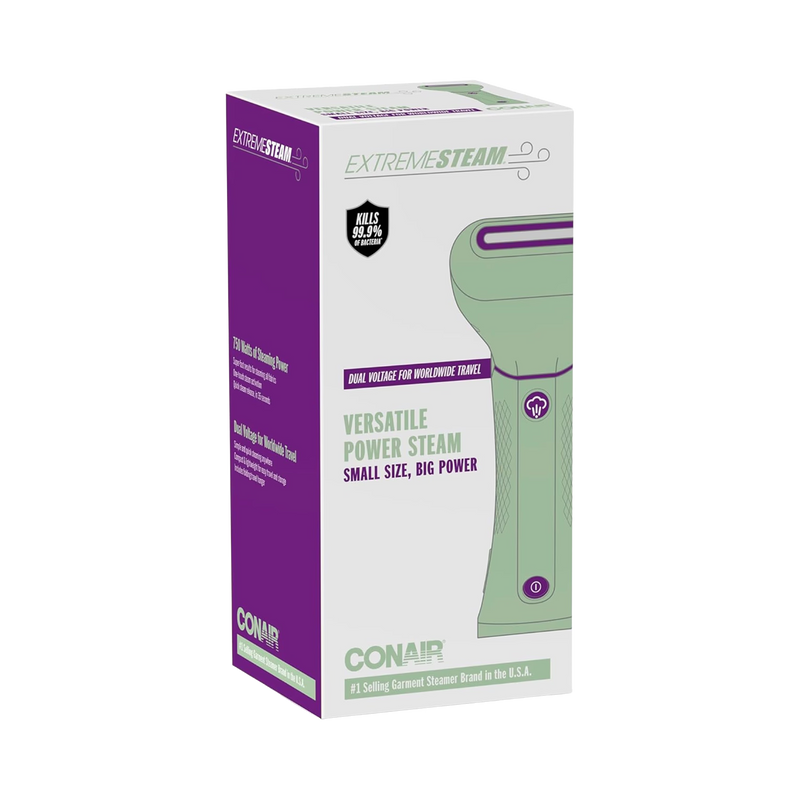 Conair garment steamer green, imported from the UK