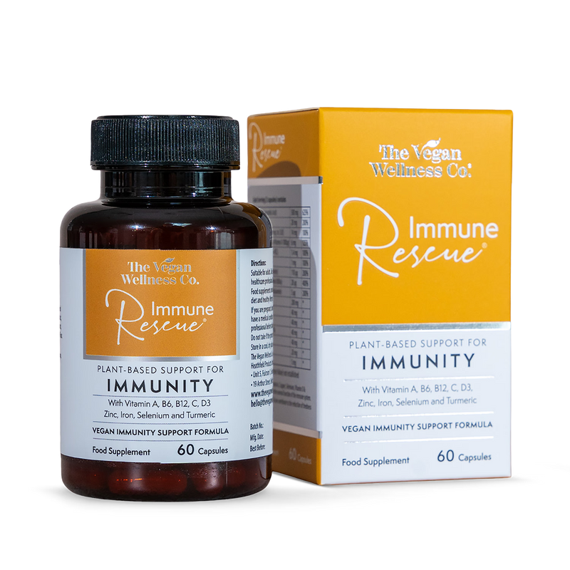 The Vegan Wellness Co Immune Rescue 60 capsules - British product