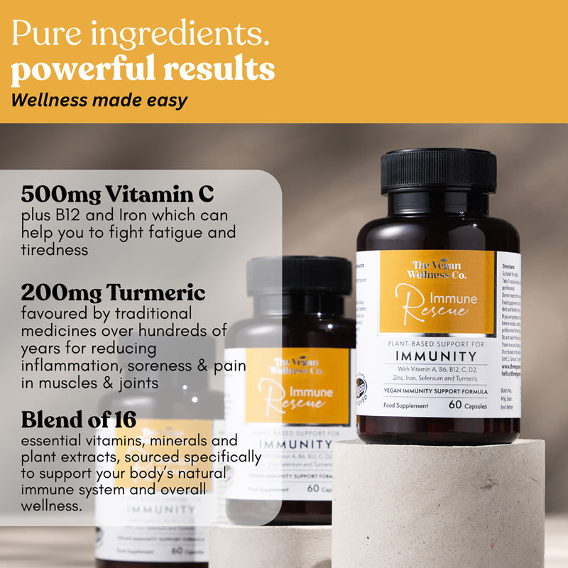 The Vegan Wellness Co Immune Rescue 60 capsules - British product