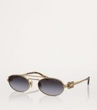 Miu Miu injected oval sunglasses design, UK version
