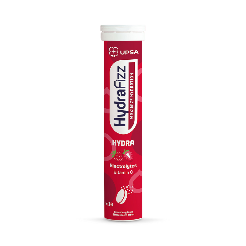 Hydrafizz Hydra + Boost effervescent supplement orange flavour, imported from the UK