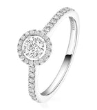 Messika Joy diamond ring 0.45ct white gold, UK version