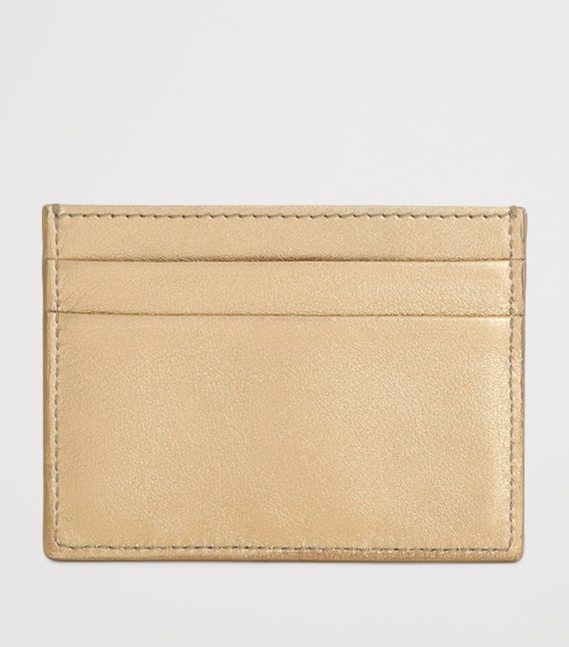 Dolce&Gabbana laminated calfskin logo card holder, UK version