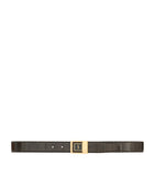 Saint Laurent gold-tone logo belt 3cm calfskin, UK version
