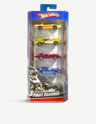 Hot Wheels Five-Car Pack die-cast cars, imported from the UK