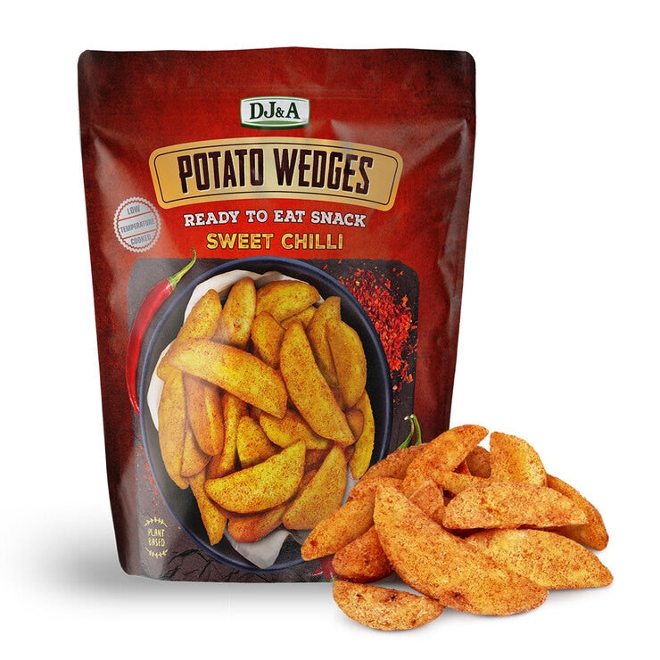 DJ&A Sweet Chilli Potato Wedges 450g - British product