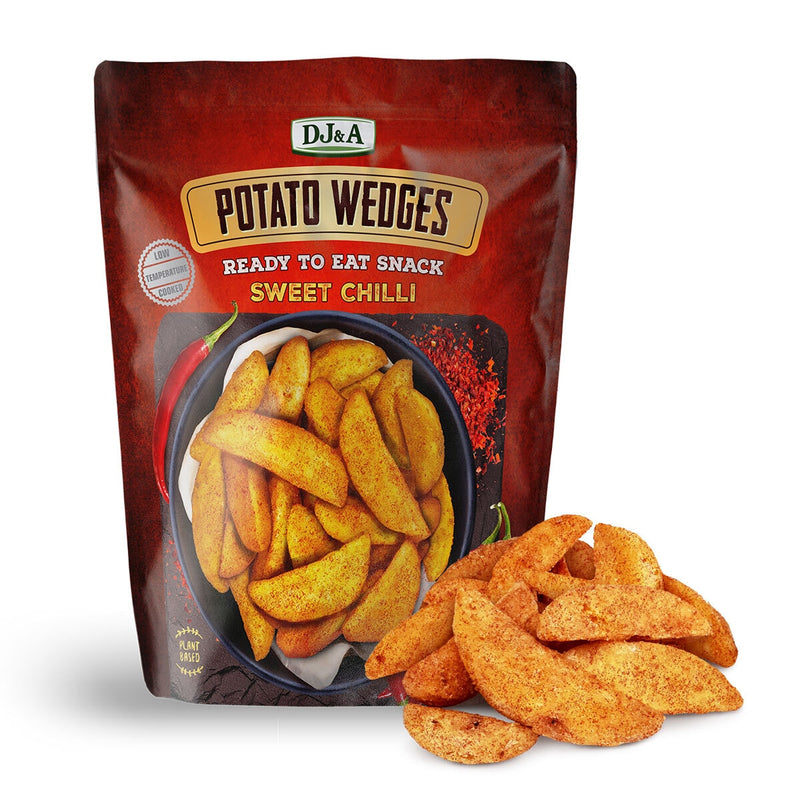 DJ&A Sweet Chilli Potato Wedges 450g - British product