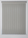Grey waterproof vertical blind made to measure (British brand)