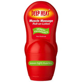 Deep Heat herbal roll-on lotion 3x50ml - British product