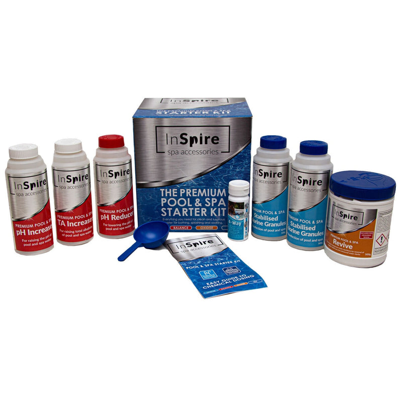 Superior Spas InSpire chlorine chemical kit 6-piece, UK version