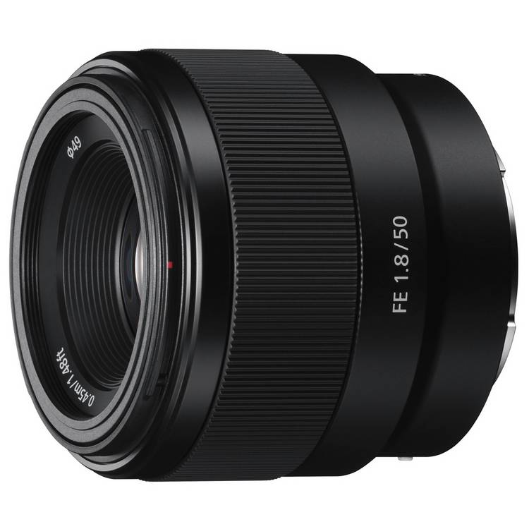 Sony 50mm f1.8 prime lens for E-mount (British brand)
