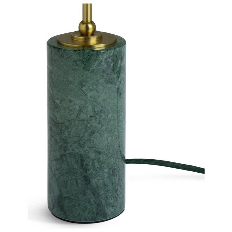 Habitat x Morris & Co. Bankers table lamp green marble (British brand)