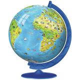 Children's 3D puzzle globe 180 piece world map - British product