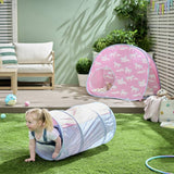 Chad Valley pink play tunnel, UK version