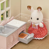Sylvanian Families Red Roof Cosy Cottage dollhouse playset, imported from the UK