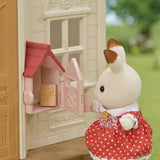 Sylvanian Families Red Roof Cosy Cottage dollhouse playset, imported from the UK