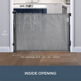 Dreambaby retractable gate grey fits 60-140cm, UK version