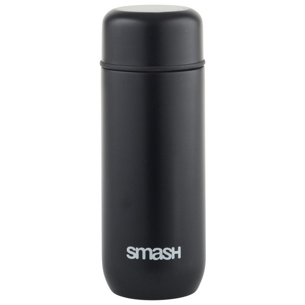 Smash Black Stainless Steel Coffee Flask 200ml, UK version